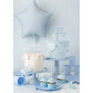 Picture of CAKE TOPPER HAPPY BIRTHDAY MISTY BLUE 16.5CM